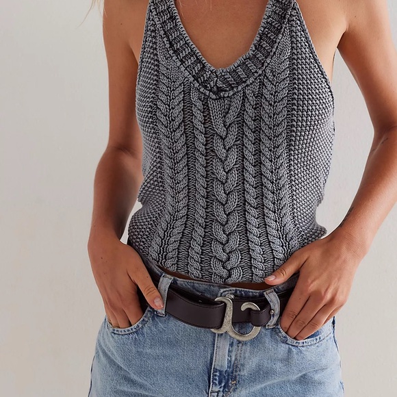 NWT Free People Arlo Hip Belt/black/m/l main image 6